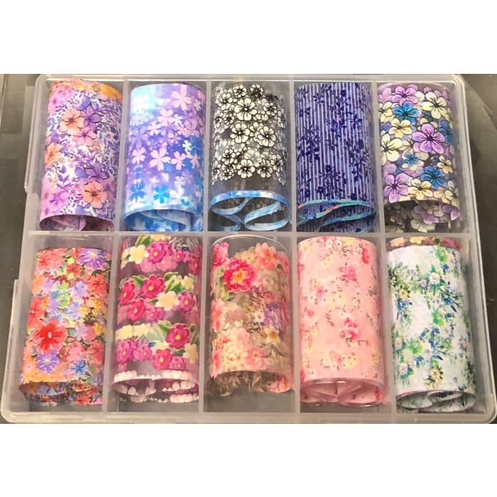 Transfer Foil Sets 001 - 053 - OceanNailSupply