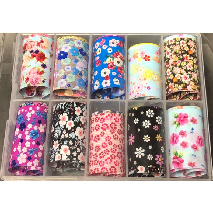 Transfer Foil Sets 001 - 053 - OceanNailSupply