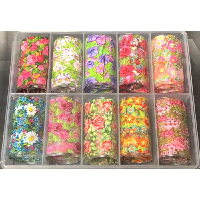 Transfer Foil Sets 001 - 053 - OceanNailSupply