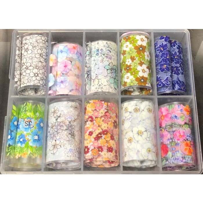 Transfer Foil Sets 001 - 053 - OceanNailSupply