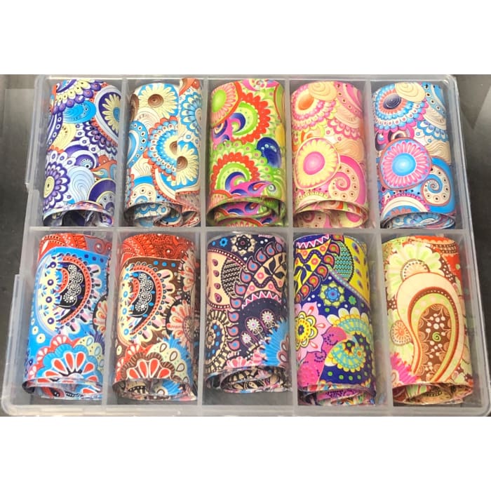 Transfer Foil Sets 001 - 053 - OceanNailSupply