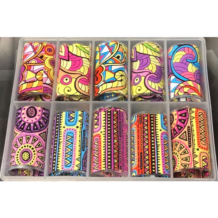 Transfer Foil Sets 001 - 053 - OceanNailSupply