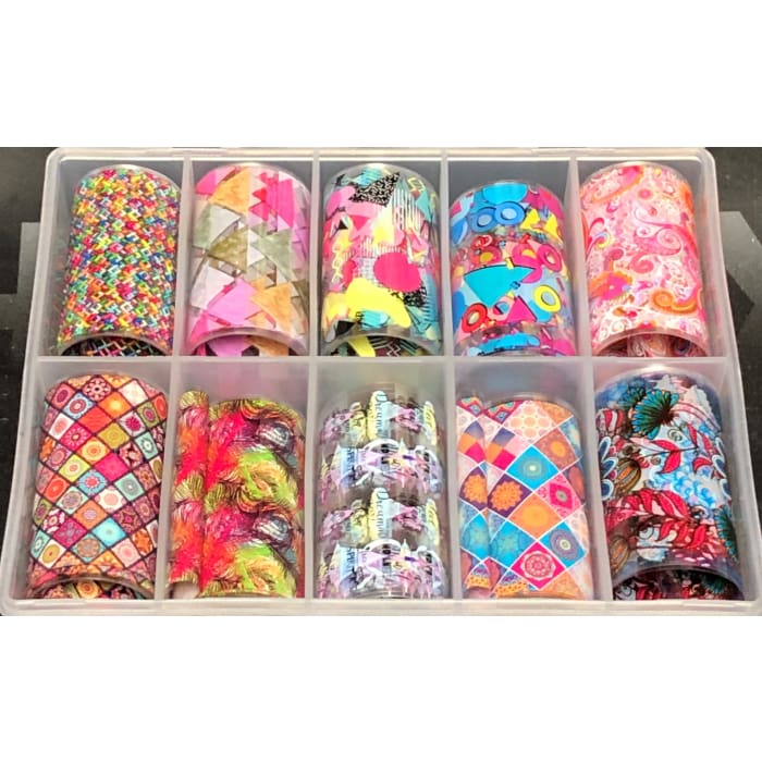 Transfer Foil Sets 001 - 053 - OceanNailSupply