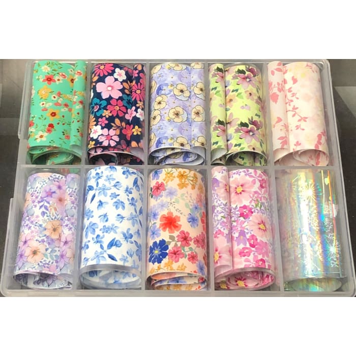 Transfer Foil Sets 001 - 053 - OceanNailSupply