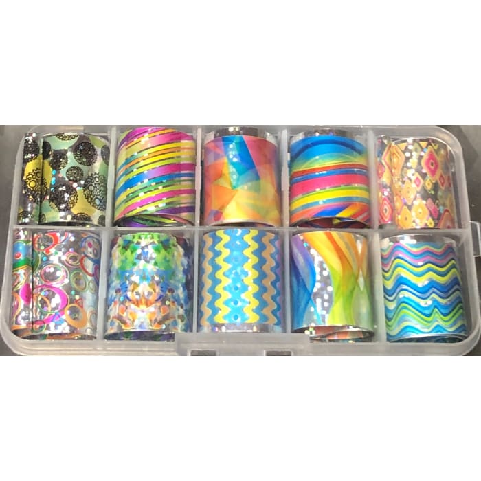 Transfer Foil Sets 001 - 053 - OceanNailSupply