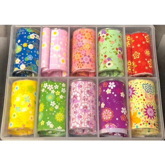 Transfer Foil Sets 001 - 053 - OceanNailSupply