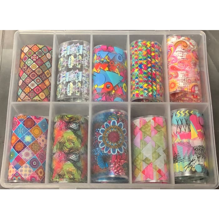 Transfer Foil Sets 001 - 053 - OceanNailSupply