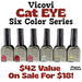 Vicovi Cat Eye Six Color Series Collection - OceanNailSupply
