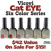 Vicovi Cat Eye - Six Color Series Collection HEMA + TPO FREE - OceanNailSupply