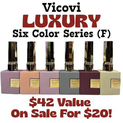 Vicovi Luxury - Six Color Series Collection (F) - OceanNailSupply