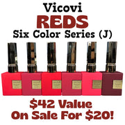 Vicovi Reds - Six Color Series Collection (J) - OceanNailSupply