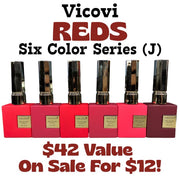 Vicovi Reds - Six Color Series Collection (J) HEMA + TPO FREE - OceanNailSupply