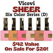 Vicovi Sheer - Six Color Series Collection (D) - OceanNailSupply