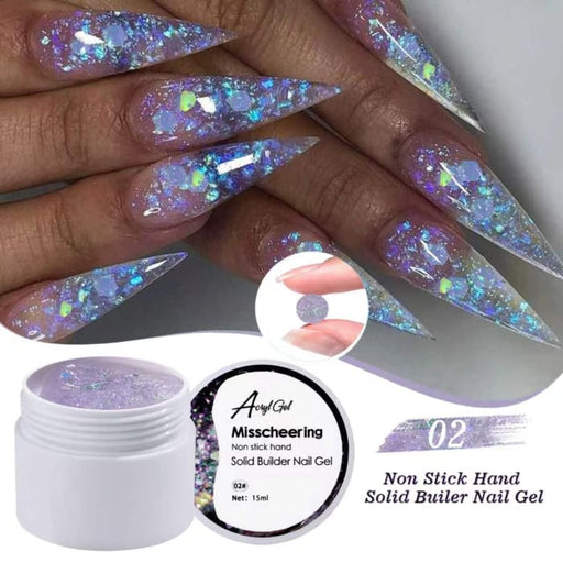 Violet Ice Aurora 3D Molding Gel – Non-Stick Sculpting Nail Art Gel (COMING SOON) - OceanNailSupply