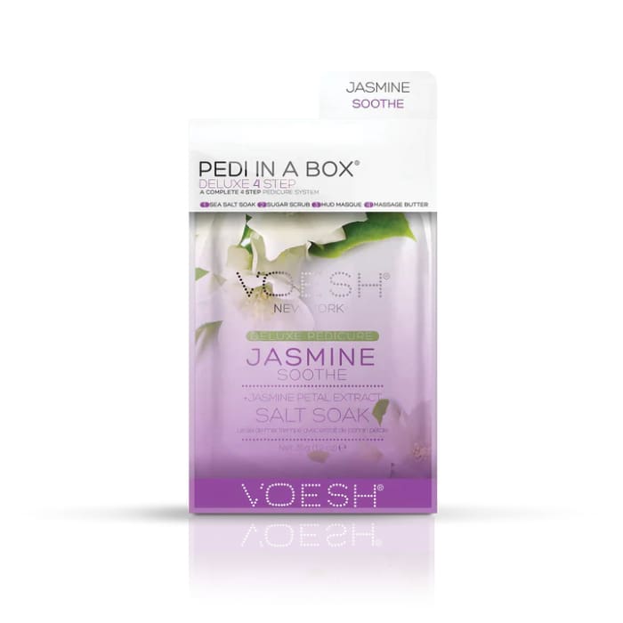 Voesh Pedi In Box Deluxe Gurken-Fußpflege Set – Mit Bad, Peeling, Maske & Butter