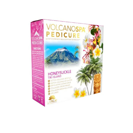 Volcano Spa 6 in 1 Deluxe Pedicure – Honeysuckle Tiki Island - OceanNailSupply