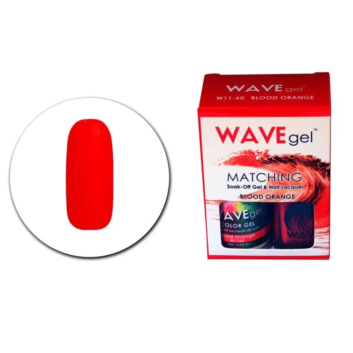WAVEGEL MATCHING (#060) W1160 BLOOD ORANGE - OceanNailSupply