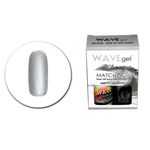 WAVEGEL MATCHING (#090) WCG90 RUN TO THE TAUPE - OceanNailSupply