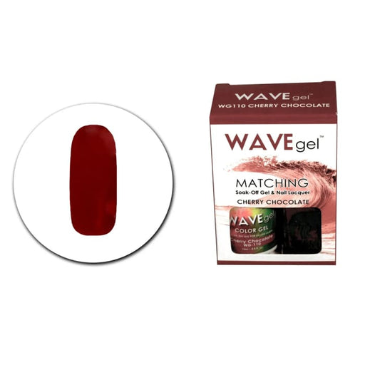 WAVEGEL MATCHING (#110) WG110 CHERRY CHOCOLATE - OceanNailSupply