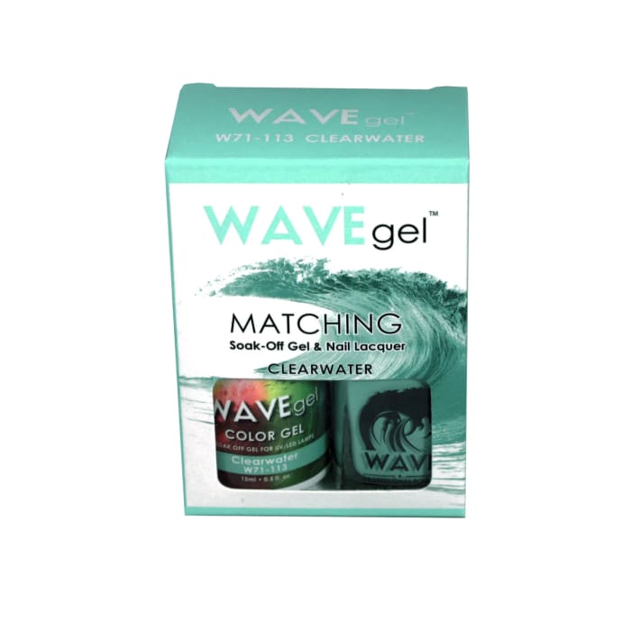 WAVEGEL MATCHING (#113) W71113 CLEARWATER - OceanNailSupply