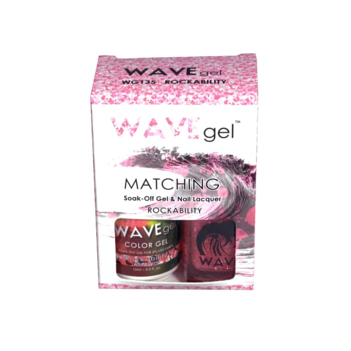 WAVEGEL MATCHING (#135) WG135 ROCKABILITY - OceanNailSupply