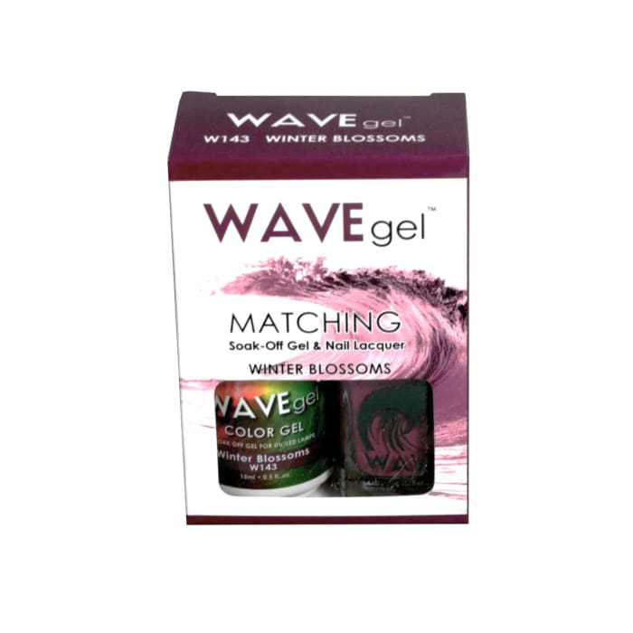 WAVEGEL MATCHING (#143) W143 WINTER BLOSSOMS - OceanNailSupply