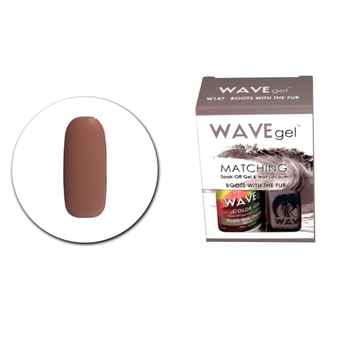 WAVEGEL MATCHING (#147) W147 BOOTS WITH THE FUR - OceanNailSupply