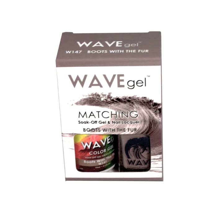 WAVEGEL MATCHING (#147) W147 BOOTS WITH THE FUR - OceanNailSupply