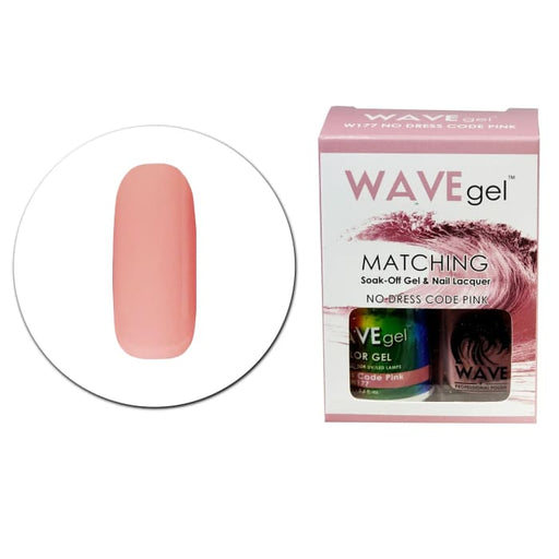 WAVEGEL MATCHING (#177) W177 NO DRESS CODE PINK - OceanNailSupply