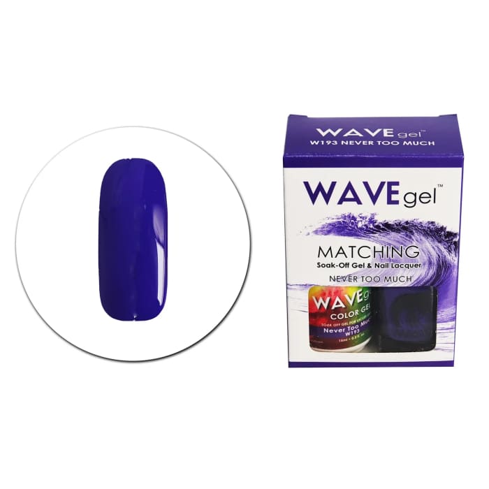 WAVEGEL MATCHING (#193) W193 NEVER TOO MUCH - OceanNailSupply