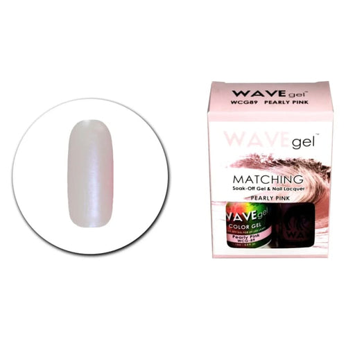 WAVEGEL MATCHING WCG89 PEARLY PINK (#89) - OceanNailSupply