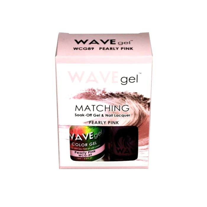 WAVEGEL MATCHING WCG89 PEARLY PINK (#89) - OceanNailSupply