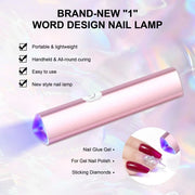 Wireless Handheld Extension Nail Lamp With Magentic Stand - OceanNailSupply
