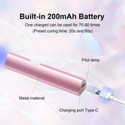 Wireless Handheld Extension Nail Lamp With Magentic Stand - OceanNailSupply