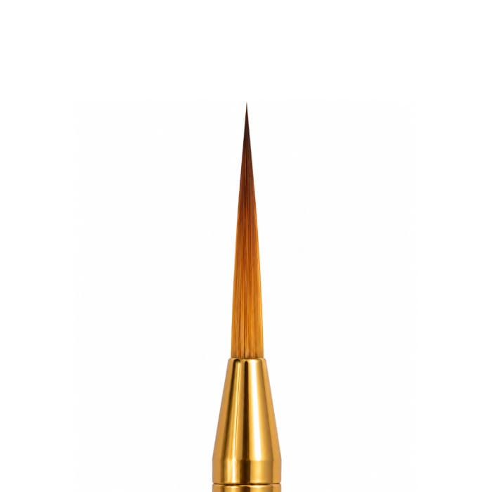 YELLOW/GOLD LINER NAIL ART BRUSH - 20mm - OceanNailSupply