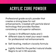 YOUNG NAILS ACRYLIC POWDER - SPEED CLEAR 85g. - OceanNailSupply