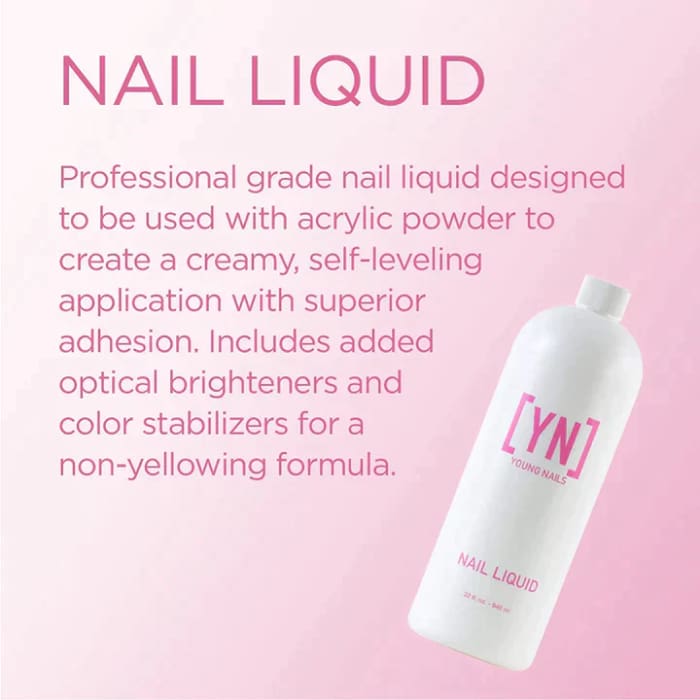 YOUNG NAILS - NAIL LIQUID 32OZ. BUNDLE - OceanNailSupply