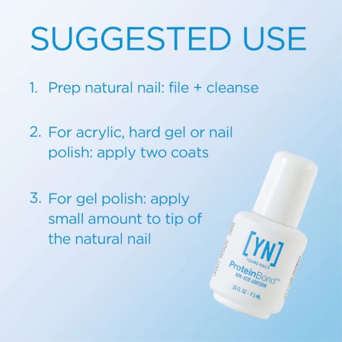 YOUNG NAILS - PROTEIN BOND 1/4OZ. (2 BOTTLE BUNDLE) - OceanNailSupply