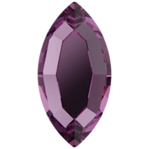 2200 Swarovski Navette Amethyst - OceanNailSupply