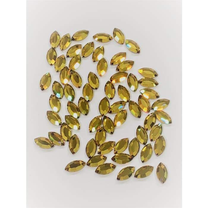 2200 Swarovski Navette Sunflower - OceanNailSupply