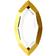 2200/1 Swarovski Navette Flatback Rimmed Collection - OceanNailSupply