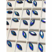 2201 Swarovski Marquise Cobalt Shimmer - OceanNailSupply