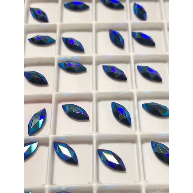 2201 Swarovski Marquise Cobalt Shimmer - OceanNailSupply