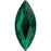2201 Swarovski Marquise Emerald - OceanNailSupply
