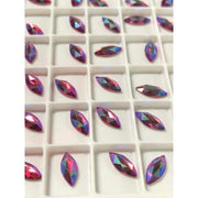 2201 Swarovski Marquise Fuchsia Shimmer - OceanNailSupply