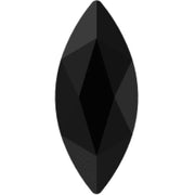 2201 Swarovski Marquise Jet FB - OceanNailSupply