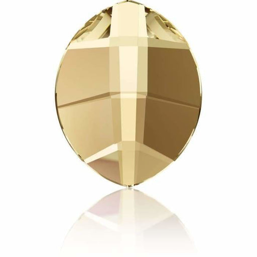 2204 Swarovski Pure Leaf Golden Shadow - OceanNailSupply