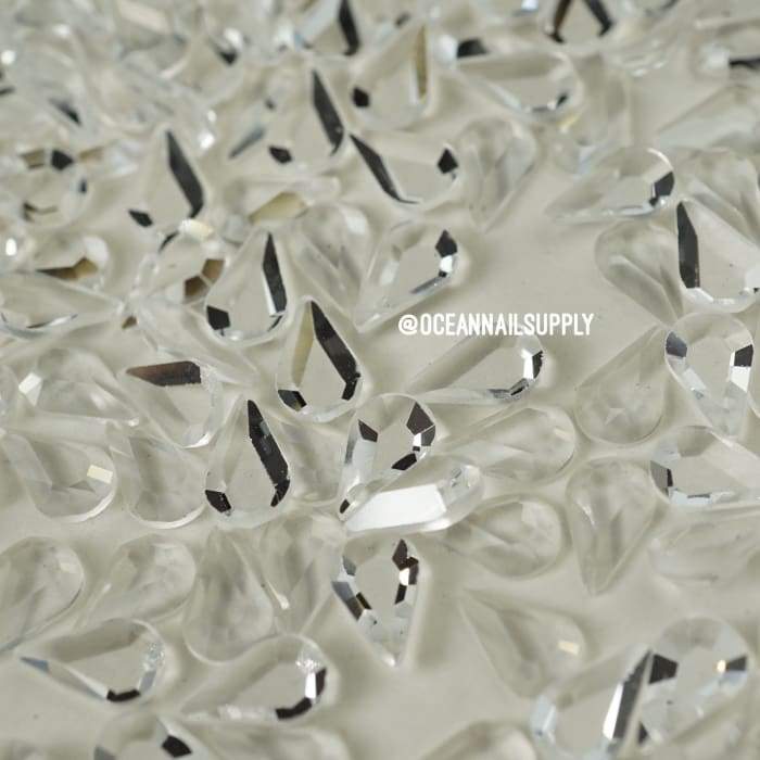 2300 Swarovski Crystal Teardrop Flatback Collection - OceanNailSupply