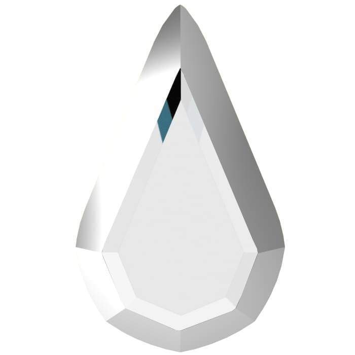 2300/1 Swarovski Teardrop Rimmed Flatback Collection - OceanNailSupply