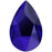 2303 Swarovski Pear Cobalt Flatback - OceanNailSupply
